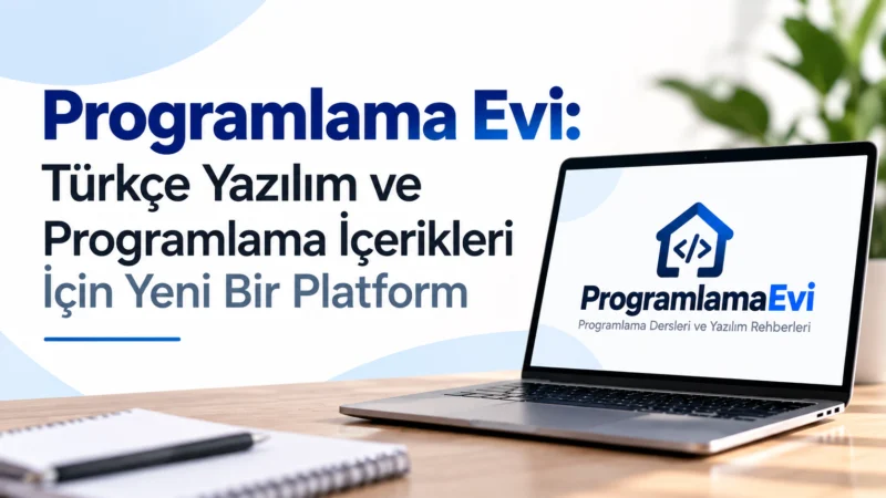 Programlama Evi: Türkçe Yazılım ve Programlama İçerikleri İçin Yeni Bir Platform